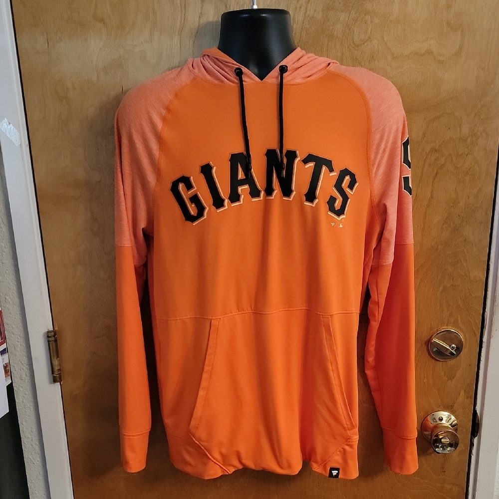 Fanatics San Francisco Giants Orange Hoodie SIze Medium